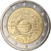 Greece, 2 Euro, 10 years euro, 2012, AU(50-53), Bi-Metallic, KM:New