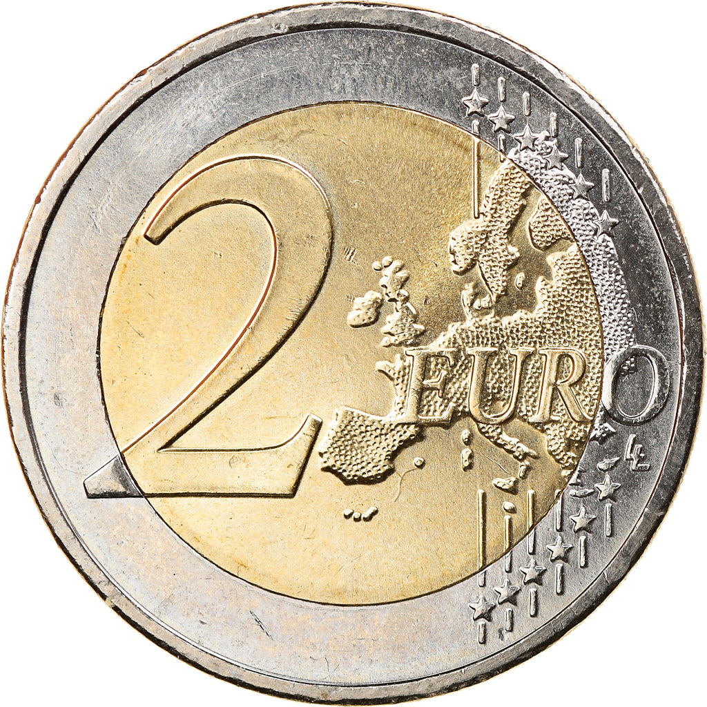Greece, 2 Euro, 10 years euro, 2012, AU(50-53), Bi-Metallic, KM:New