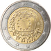 Greece, 2 Euro, 2015, 30 ans   Drapeau européen, MS(63), Bi-Metallic, KM:272