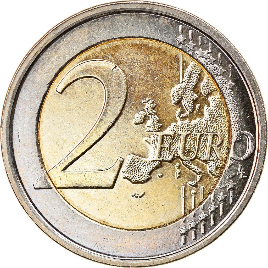 Belgium, 2 Euro, 2015, 30 ans   Drapeau européen, MS(63), Bi-Metallic
