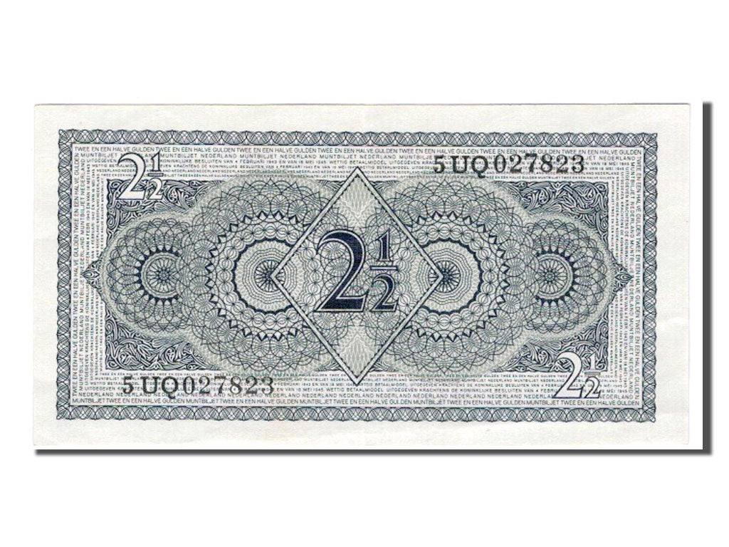 Paesi Bassi, 2 1/2 Gulden, 1949, SPL