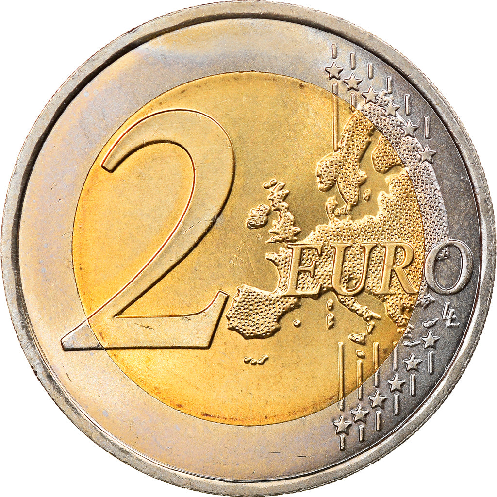 France, 2 Euro, Traité de Rome 50 ans, 2007, Paris, SPL, Bi-Metallic, KM:1460