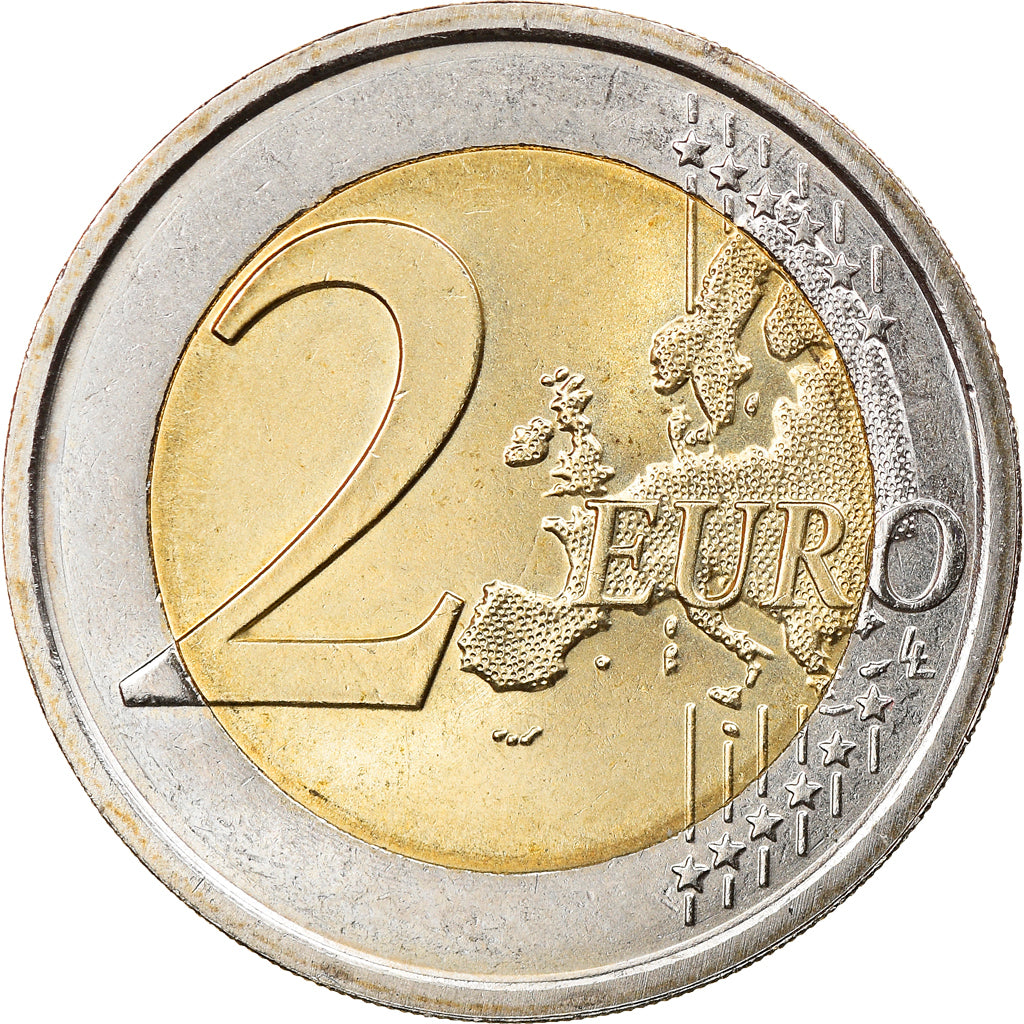 Italia, 2 Euro, Traité de Rome 50 ans, 2007, Rome, SPL, Bi-metallico, KM:311