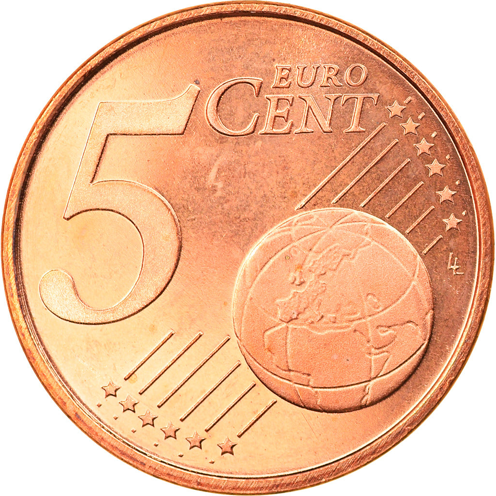 Netherlands, 5 Euro Cent, 2002, Utrecht, MS(63), Copper Plated Steel, KM:236