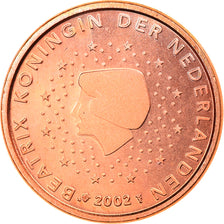 Netherlands, Euro Cent, 2002, Utrecht, MS(63), Copper Plated Steel, KM:234