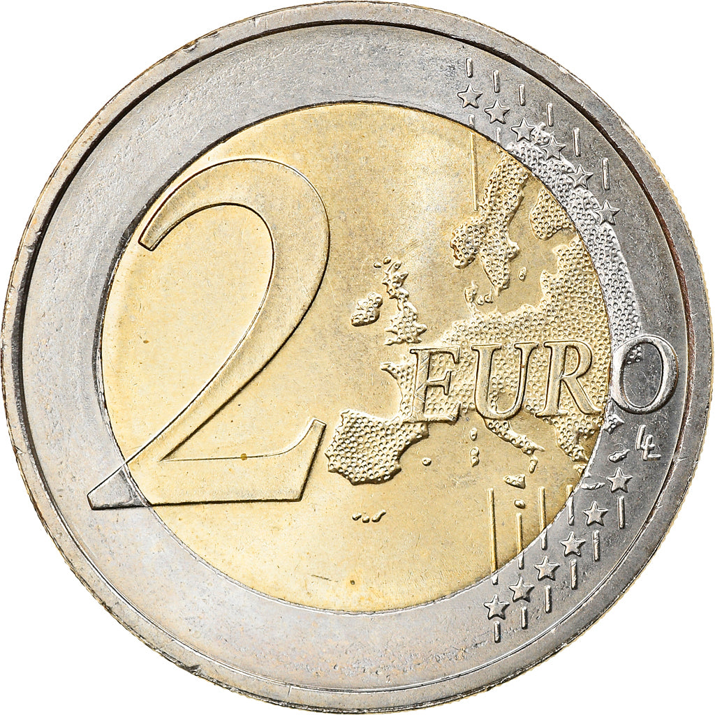 Niemcy - RFN, 2 Euro, Drapeau européen, 2015, Berlin, MS(63), Bimetaliczny