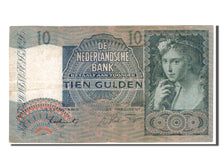 Netherlands, 10 Gulden, 1941, KM #56b, EF(40-45), 8BC