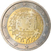 Germania, 2 Euro, 2015, Karlsruhe, 30 ans   Drapeau européen, SPL