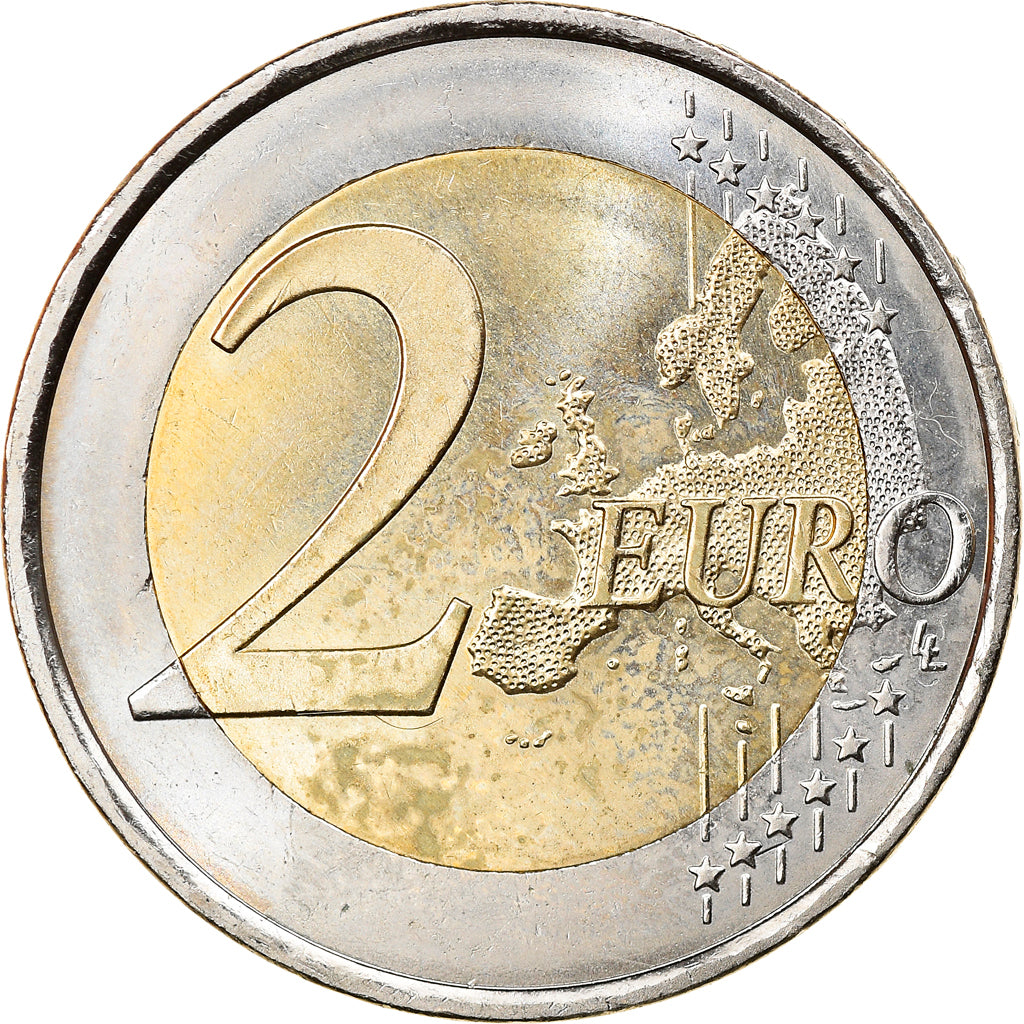 Spagna, 2 Euro, 2015, 30 ans   Drapeau européen, SPL, Bi-metallico, KM:New