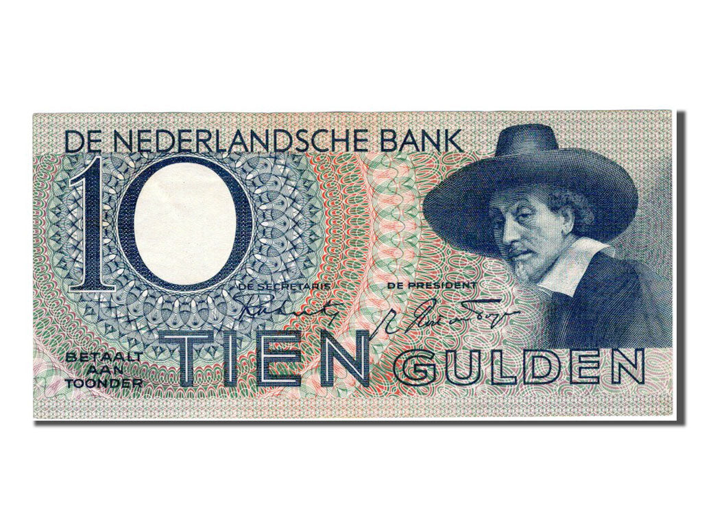 Paesi Bassi, 10 Gulden, 1944, SPL