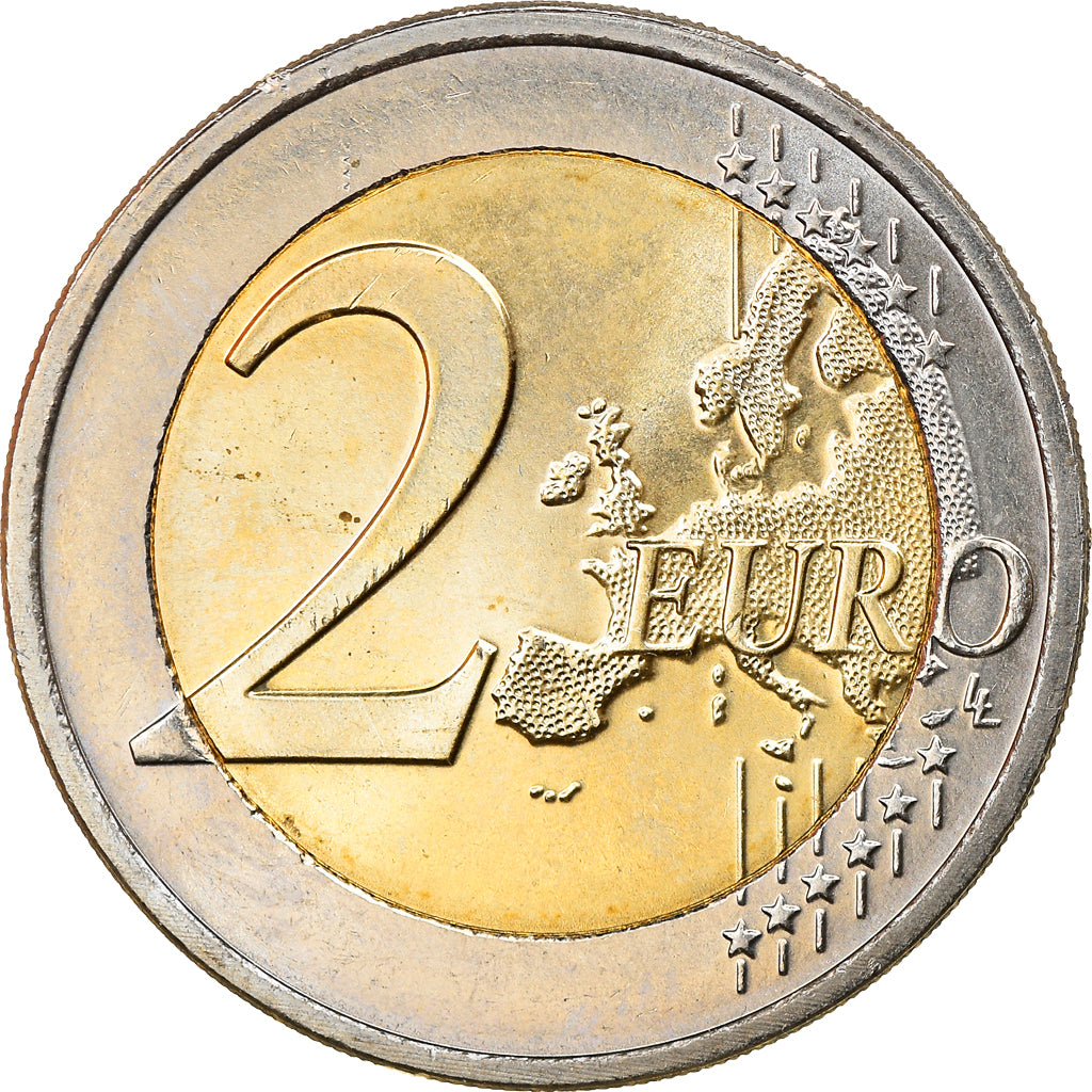 Luxembourg, 2 Euro, Drapeau européen, 2015, Utrecht, MS(63), Bi-Metallic