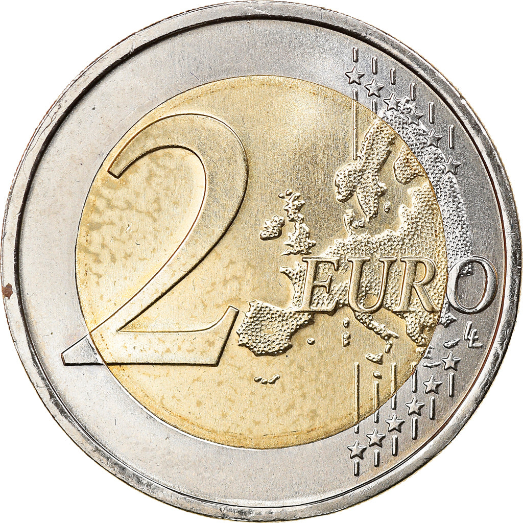 Portugal, 2 Euro, 2015, 30 ans   Drapeau européen, MS(63), Bimetálico, KM:New