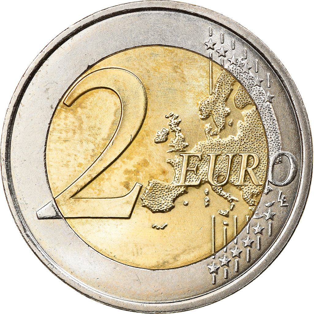 France, 2 Euro, Traité de Rome 50 ans, 2007, Paris, TTB+, Bi-Metallic, KM:1460