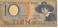 Banknote, Netherlands, 10 Gulden, 1943, EF(40-45)