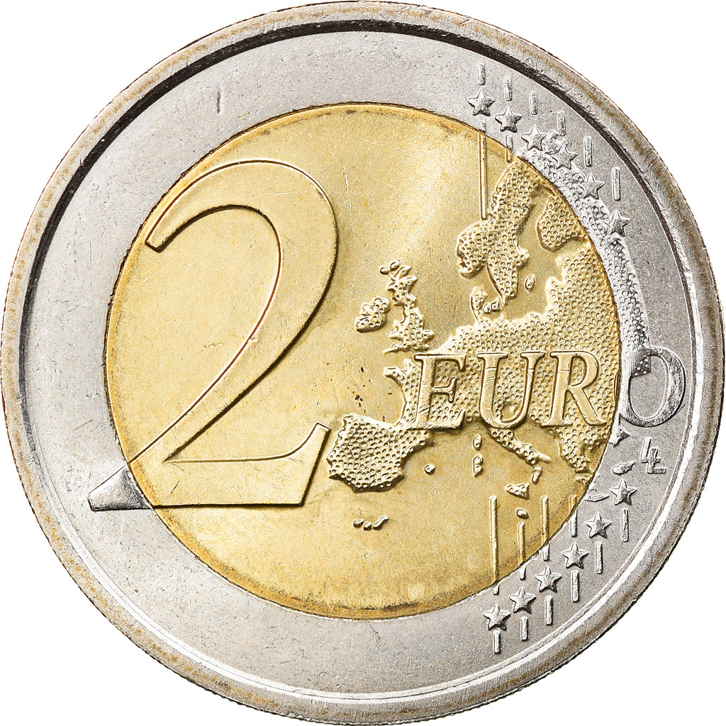 Italy, 2 Euro, Traité de Rome 50 ans, 2007, Rome, EF(40-45), Bi-Metallic