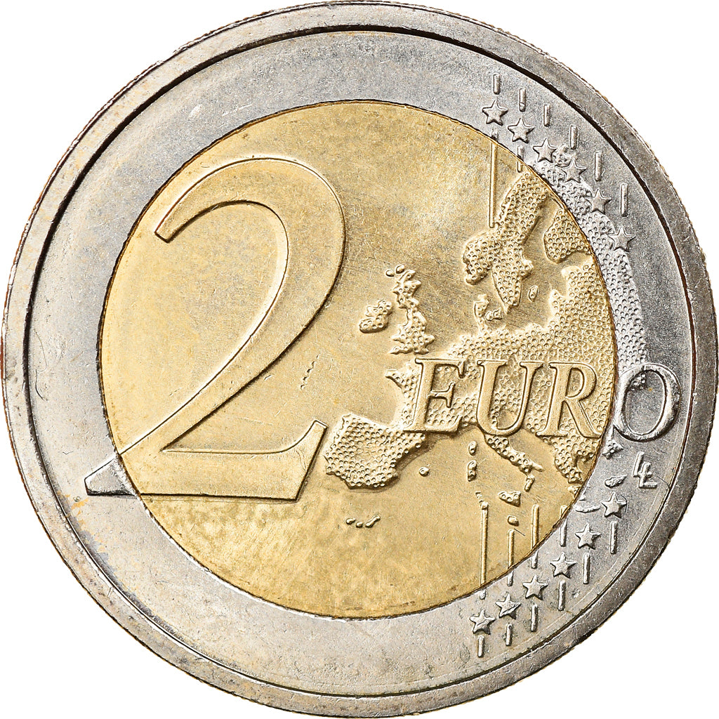 Spagna, 2 Euro, Traité de Rome 50 ans, 2007, Madrid, BB, Bi-metallico, KM:1130