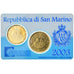 San Marino, Set, 20 et 50 euro cent, 2003, Rome, BU, MS(65-70)