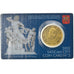 VATICAN CITY, 50 Euro Cent, BU, 2012, Rome, Coin card, MS(65-70), Brass