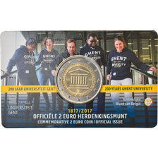 Bélgica, 2 Euro, 200 years of the University of Ghent, 2017, Dutch Text, FDC