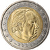 Monaco, 2 Euro, 2001, Paris, EF(40-45), Bi-Metallic, KM:186