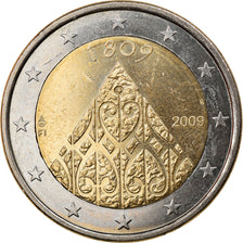 Finlandia, 2 Euro, Autonomy, 2009, Vantaa, MBC, Bimetálico, KM:149