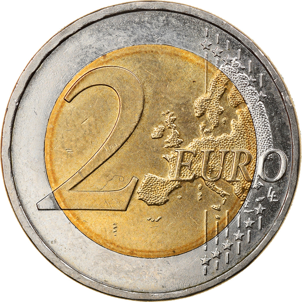 GERMANY - FEDERAL REPUBLIC, 2 Euro, 2007, Stuttgart, MS(63), Bi-Metallic, KM:260