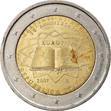 Italy, 2 Euro, Traité de Rome 50 ans, 2007, Rome, EF(40-45), Bi-Metallic