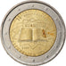 Italy, 2 Euro, Traité de Rome 50 ans, 2007, Rome, EF(40-45), Bi-Metallic