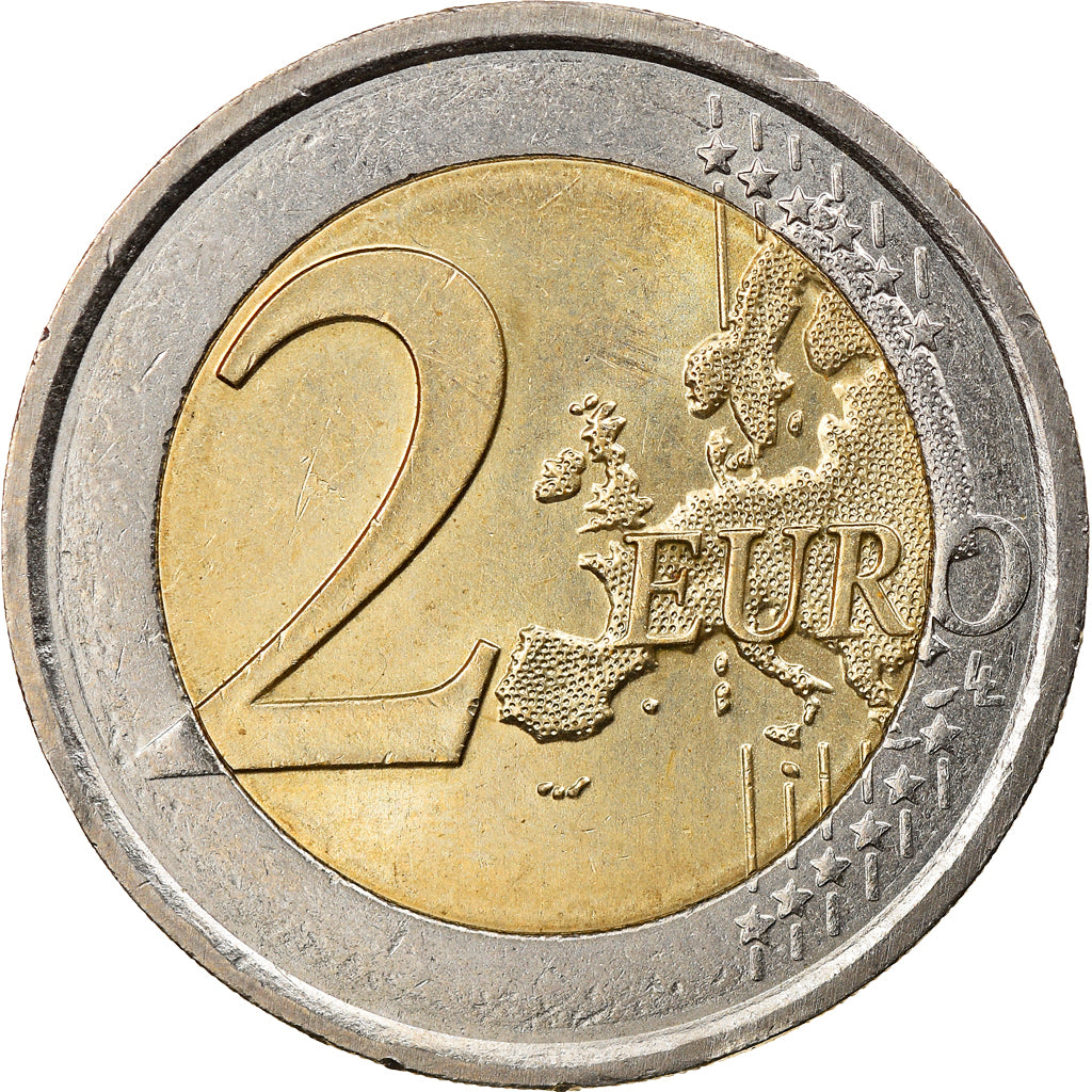 Italy, 2 Euro, Traité de Rome 50 ans, 2007, Rome, EF(40-45), Bi-Metallic