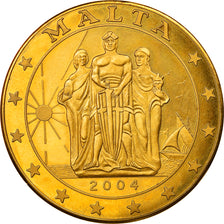 Coin, Malta, 5 Euro, 2004, British Royal Mint, MS(65-70), Goldine, KM:Pn9