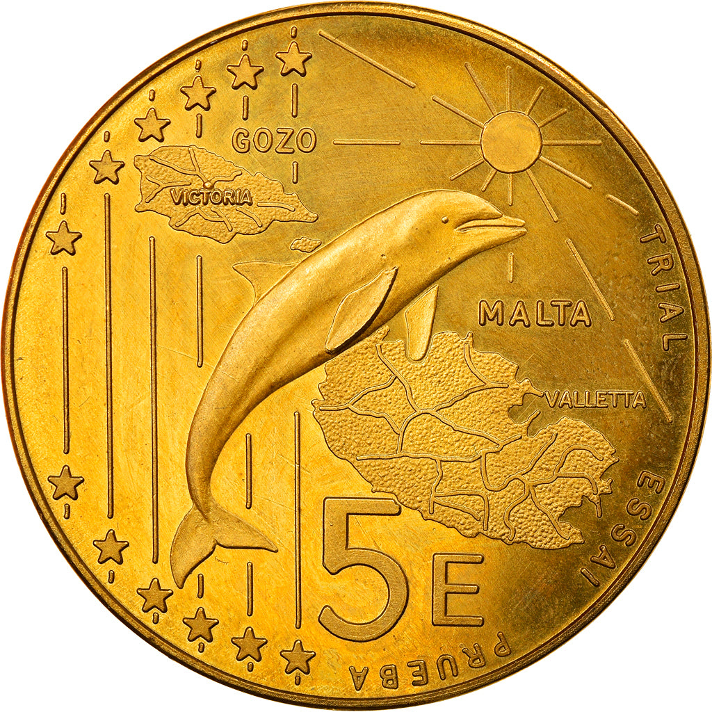Coin, Malta, 5 Euro, 2004, British Royal Mint, MS(65-70), Goldine, KM:Pn9