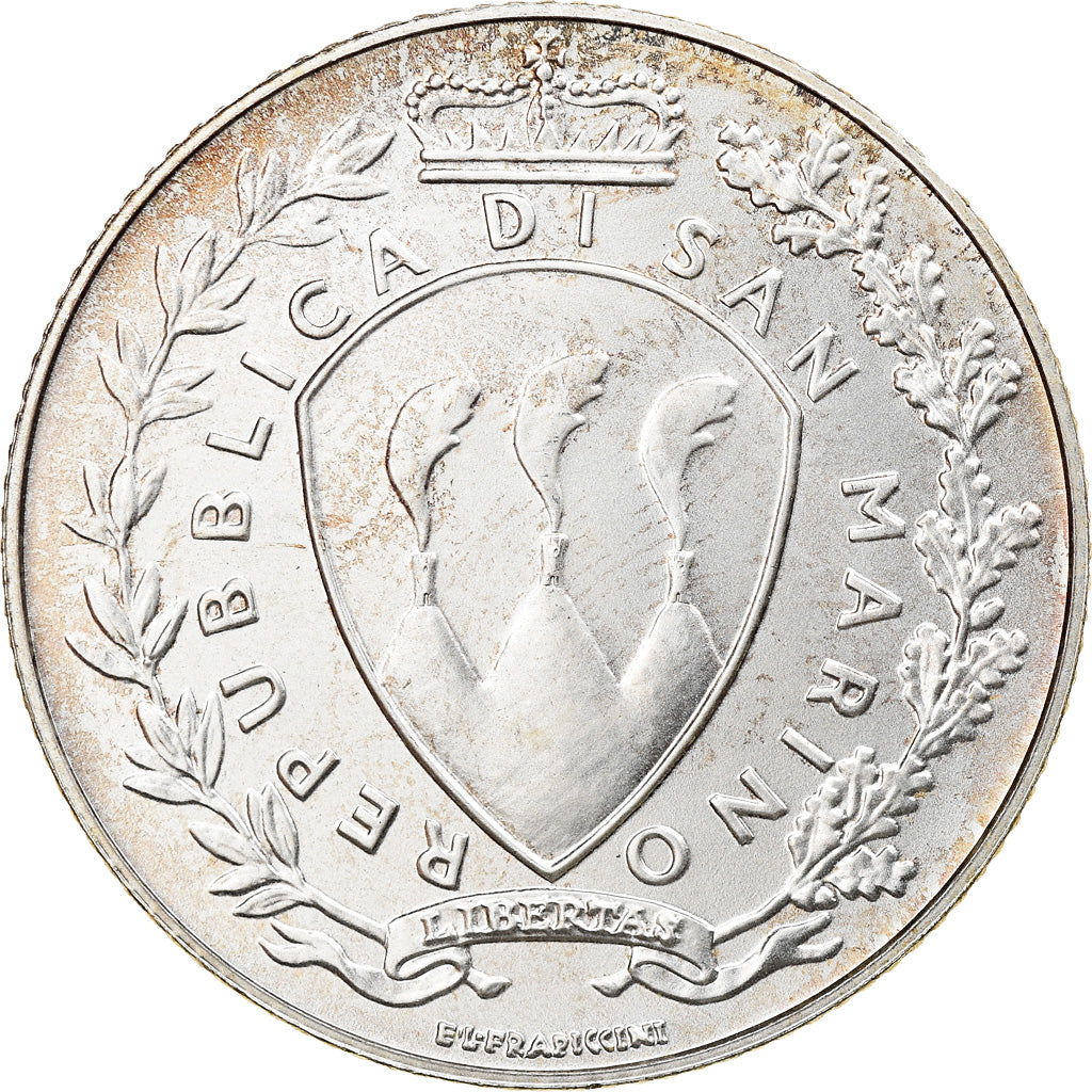 San Marino, 5 Euro, 2003, Rome, MS(65-70), Silver, KM:452