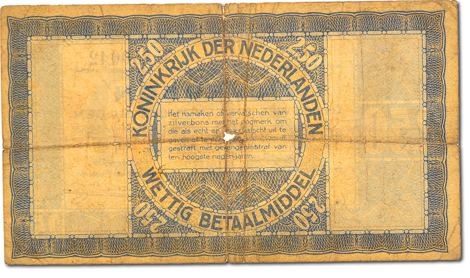 Banknote, Netherlands, 2 1/2 Gulden, 1938, VF(20-25)