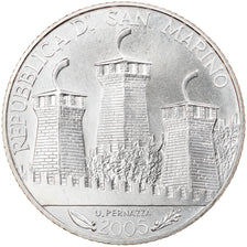San Marino, 5 Euro, Antonio Onofri, 2005, Rome, MS(65-70), Silver, KM:468