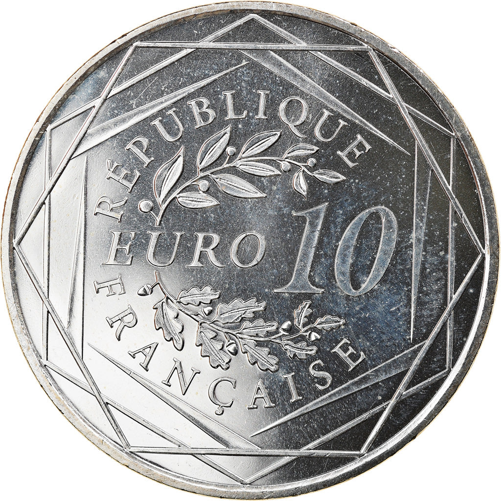 France, 10 Euro, 2012, Paris, MS(64), Silver, Gadoury:EU 516, KM:2073