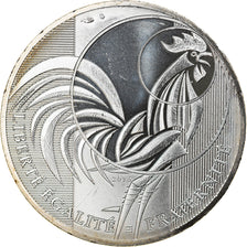 France, 10 Euro, Coq, 2016, MS(63), Silver, Gadoury:EU797