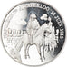 France, Medal, Napoléon Ier à Waterloo, History, 1989, MS(63), Silver