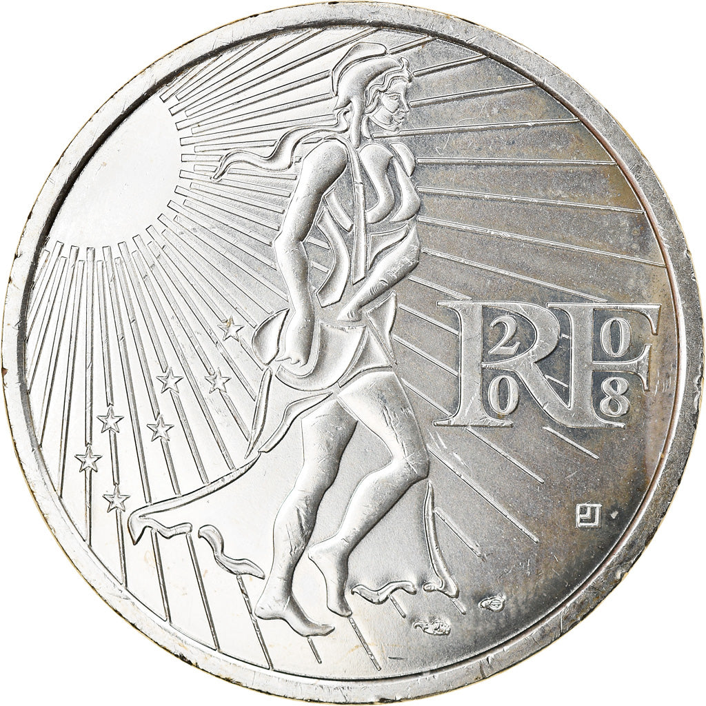 France, 15 Euro, 2008, SPL, Argent, Gadoury:2, KM:1535