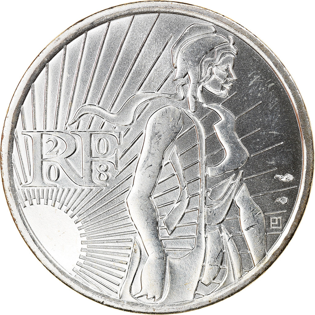 France, 5 Euro, 2008, SPL, Argent, Gadoury:EU287, KM:1534