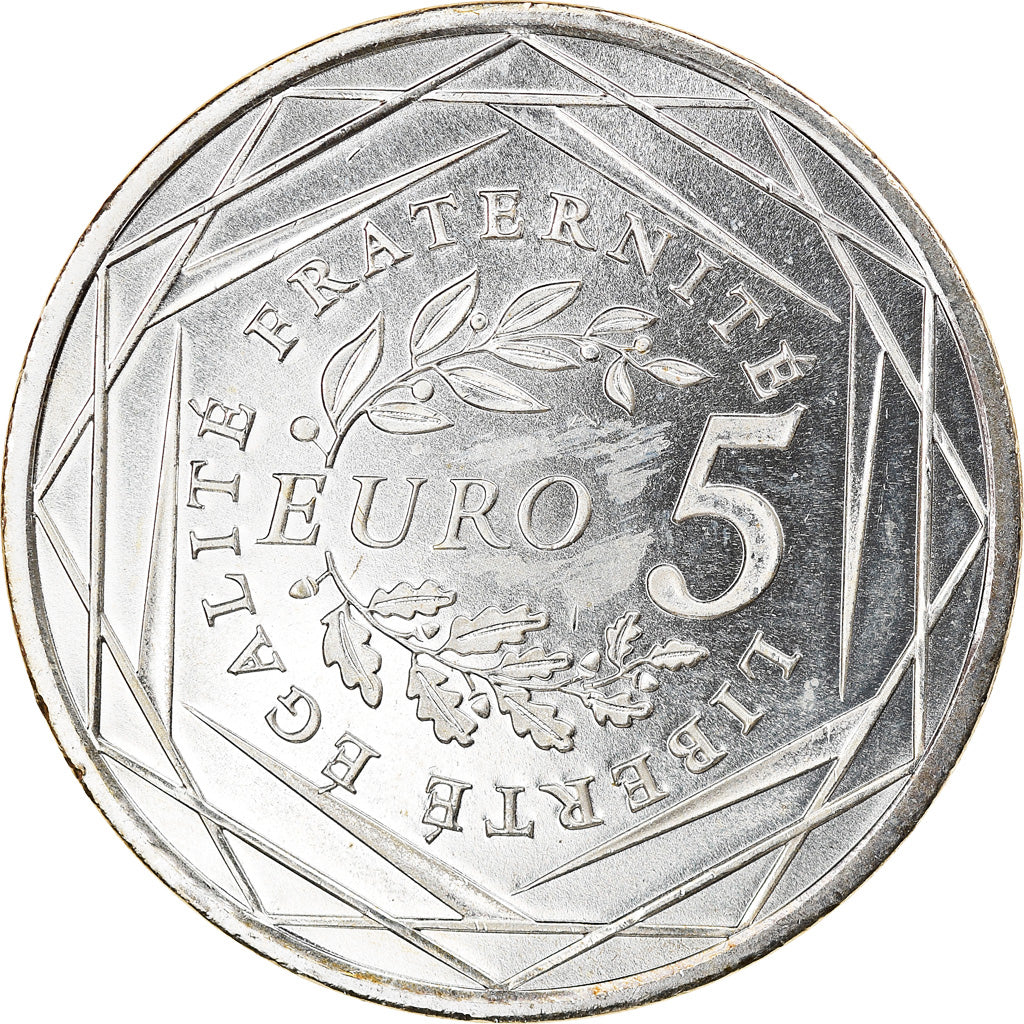 France, 5 Euro, 2008, SPL, Argent, Gadoury:EU287, KM:1534
