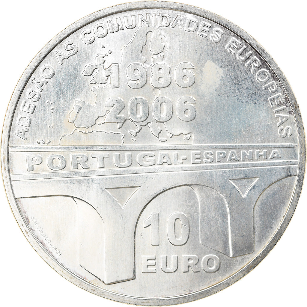 Portugal, 10 Euro, 2006, Lisbon, UNZ, Silber, KM:775