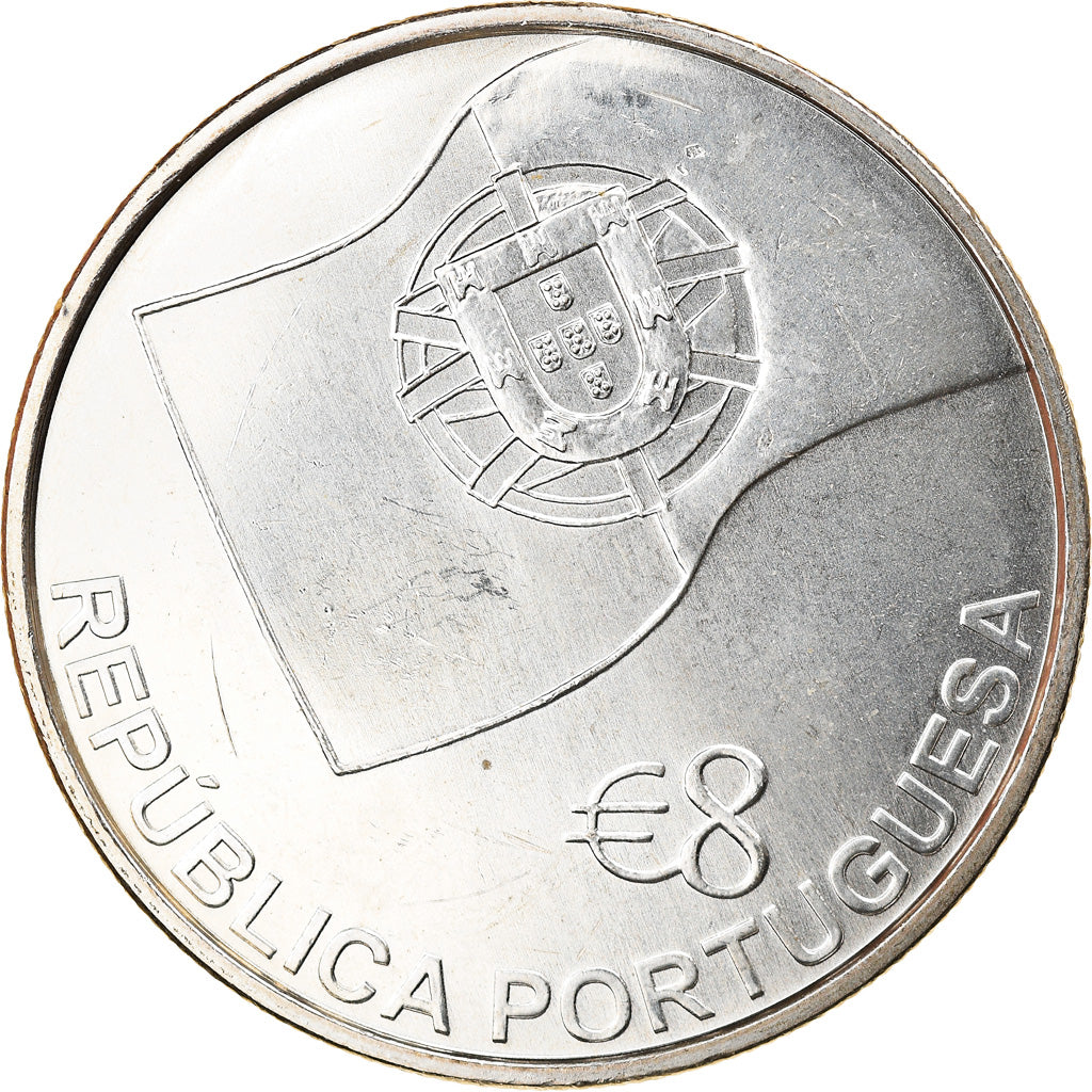 Portogallo, 8 Euro, 2006, SPL, Argento