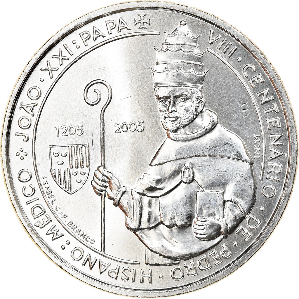 Portugal, 5 Euro, 2005, Lisbon, MS(63), Silver, KM:762