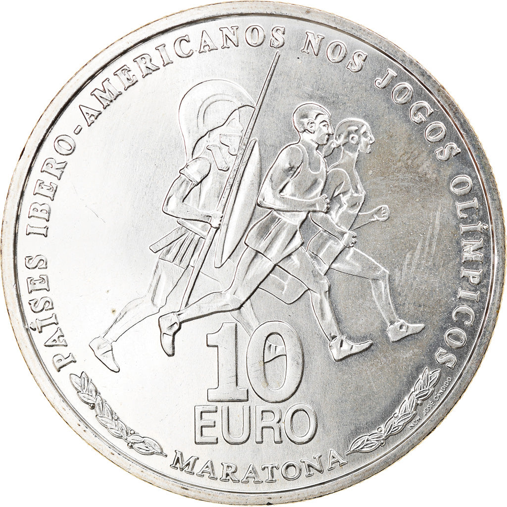 Portugal, 10 Euro, 2007, MS(63), Prata, KM:821