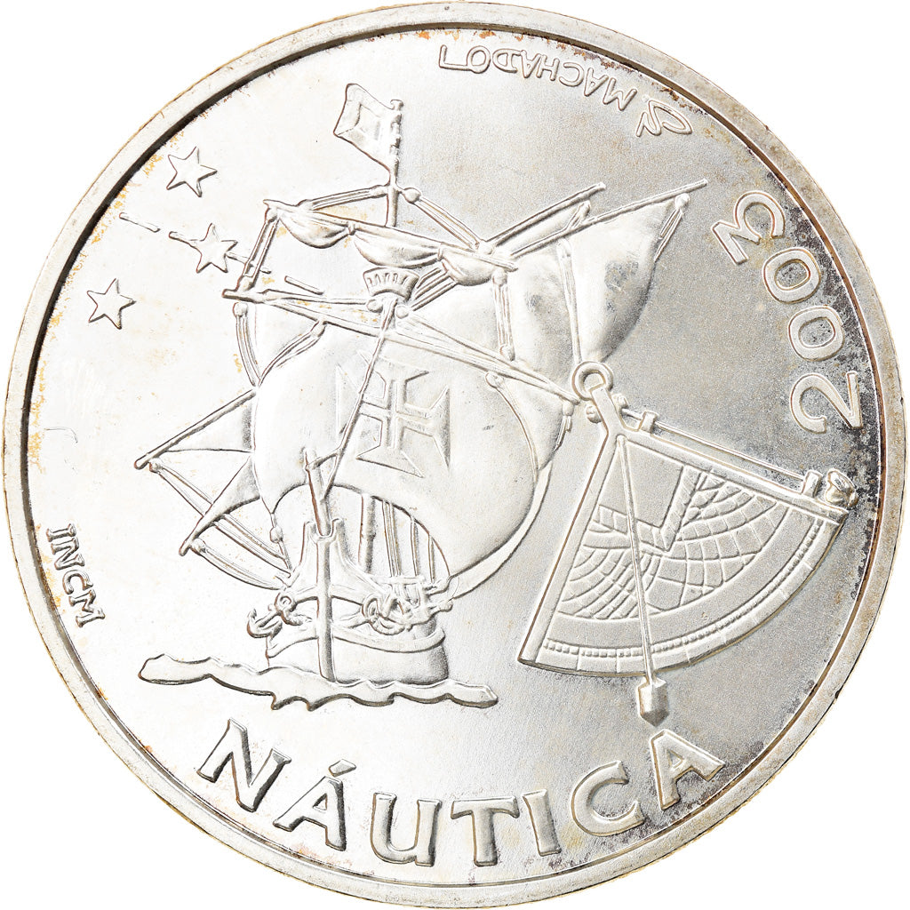 Portugal, 10 Euro, NAUTICA, 2003, Lisbon, MS(63), Prata, KM:748