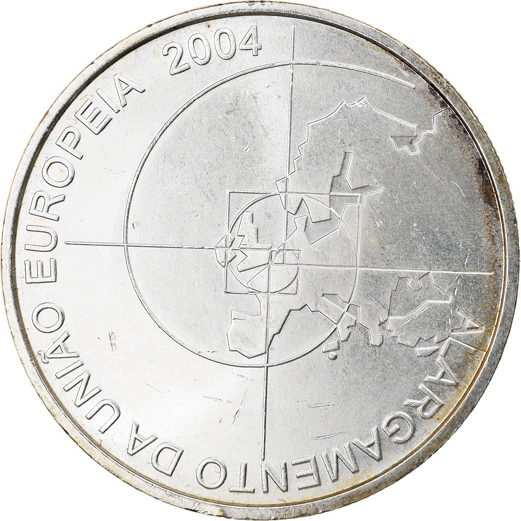 Portugal, 8 Euro, 2004, Lisbon, AU(55-58), Silver, KM:753