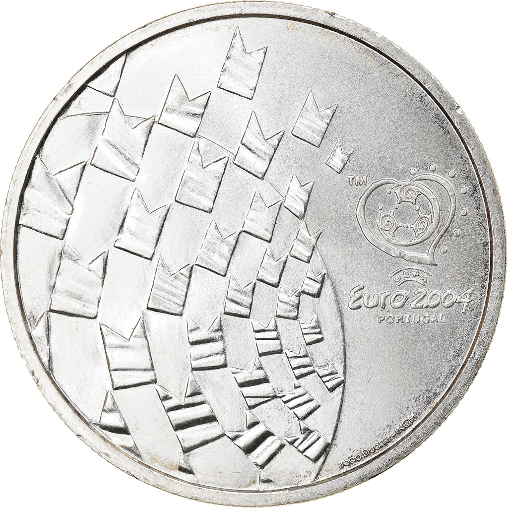 Portugal, 8 Euro, 2003, Lisbon, MS(63), Silver, KM:750