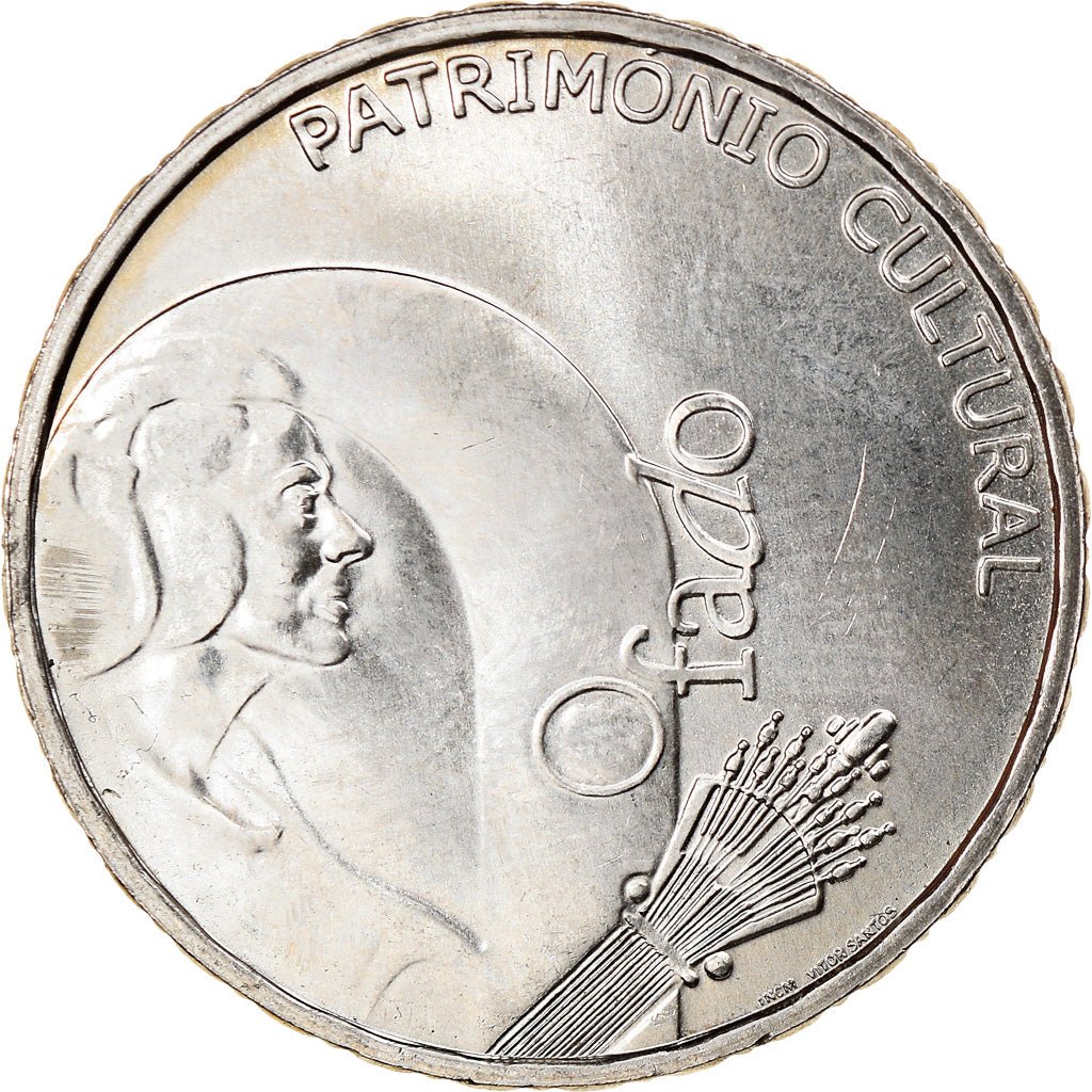 Portugal, 2-1/2 Euro, 2008, MS(63), Copper-nickel, KM:783
