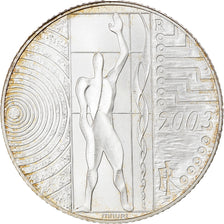 Italy, 5 Euro, L'Europe du travail, 2003, Rome, MS(65-70), Silver, KM:253