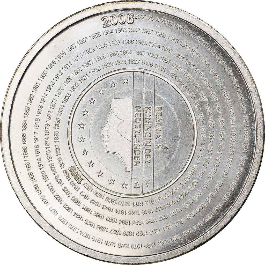 Países Bajos, 5 Euro, 2006, Utrecht, EBC, Plata, KM:267